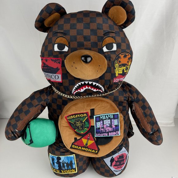sprayground teddy bear bolsa